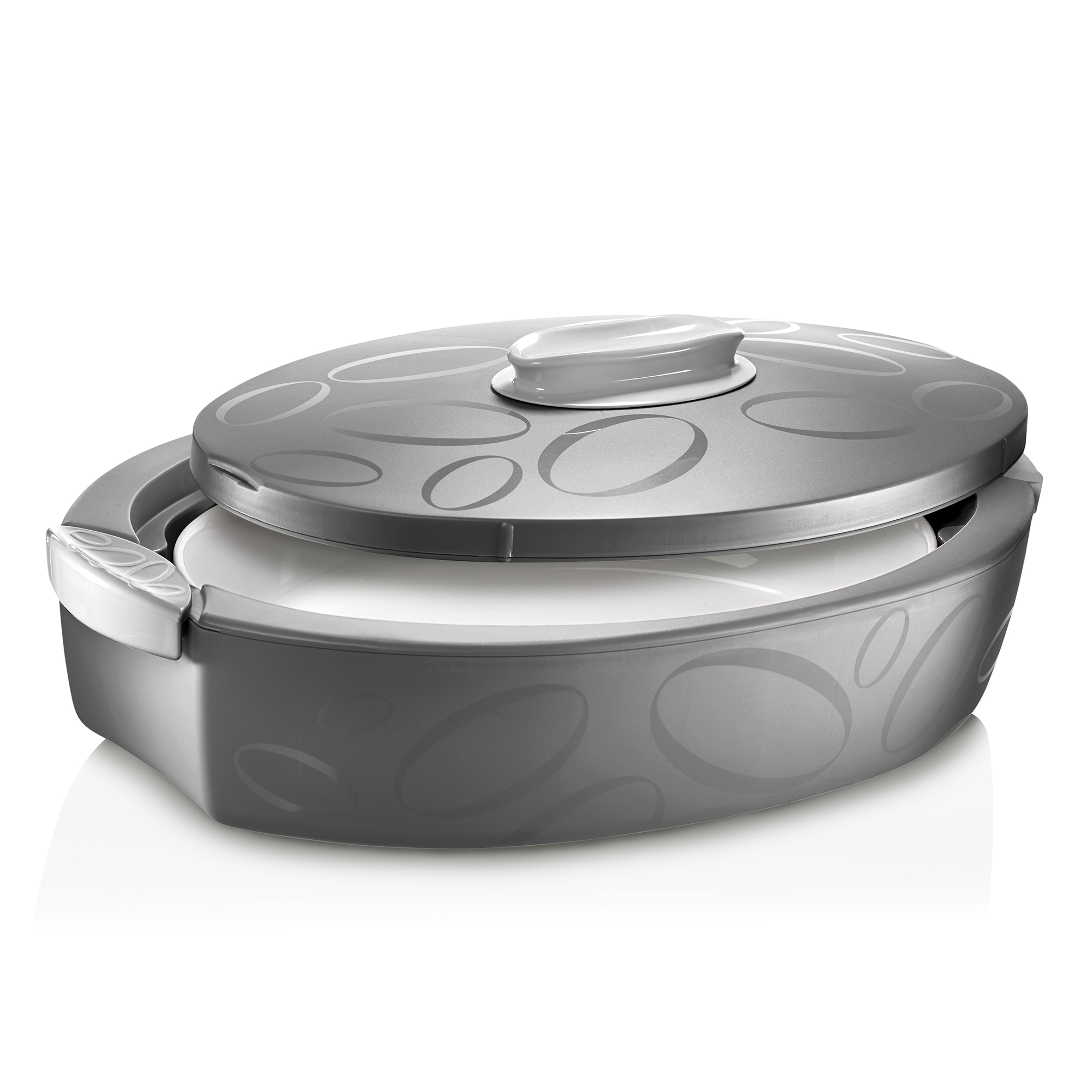 CONTENITORE TERMICO OVALE TUTTOCALDO 3L - GRIGIO