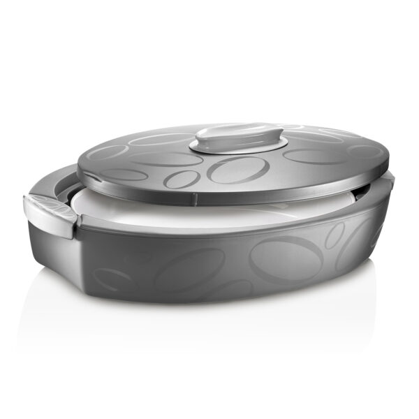 Contenitore termico ovale Tuttocaldo 4l grigio