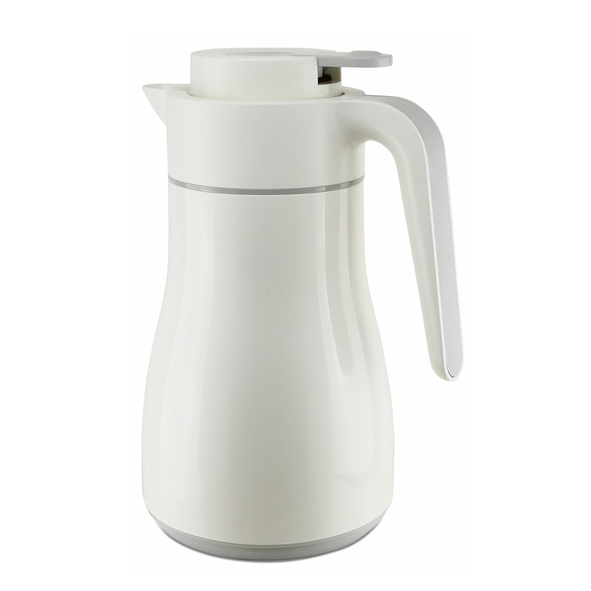 CARAFFA TERMICA ALLEGRA INT. VETRO 1L - BIANCO