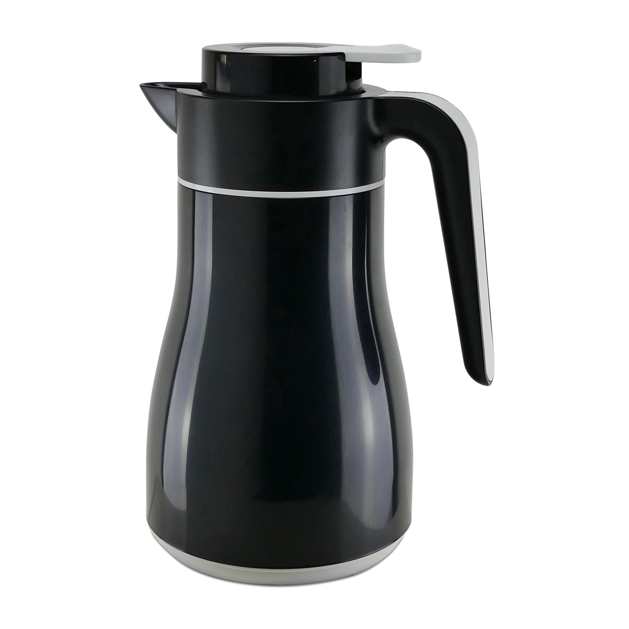 CARAFFA TERMICA ALLEGRA INT. VETRO 1L - NERO