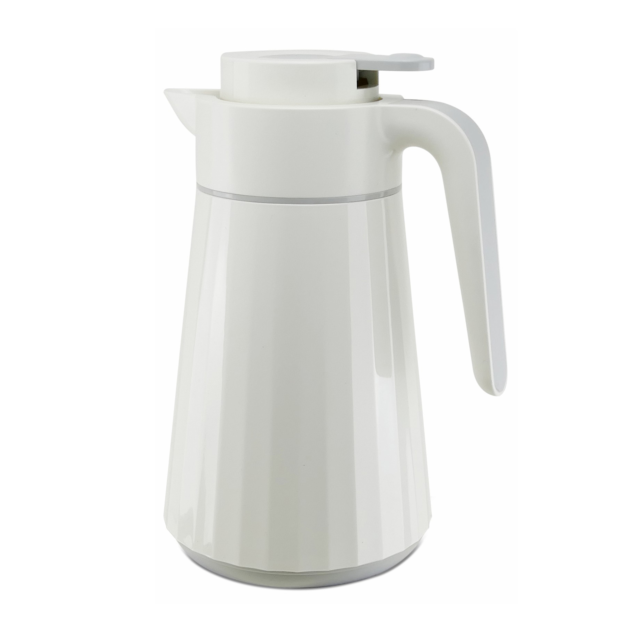 CARAFFA TERMICA RIFLESSI INT. VETRO 1L - BIANCO