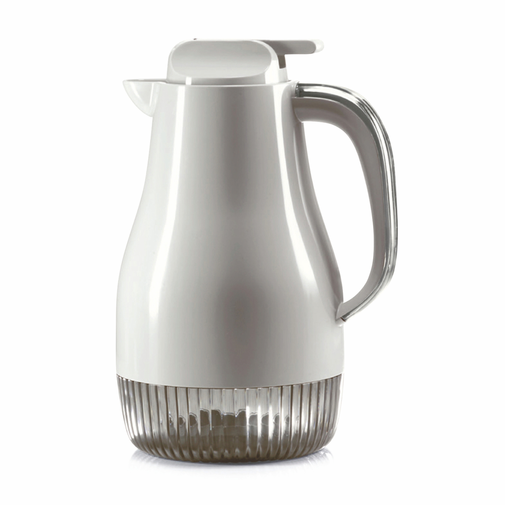 CARAFFA TERMICA ALBA INT. VETRO 1L - GRIGIO CHIARO