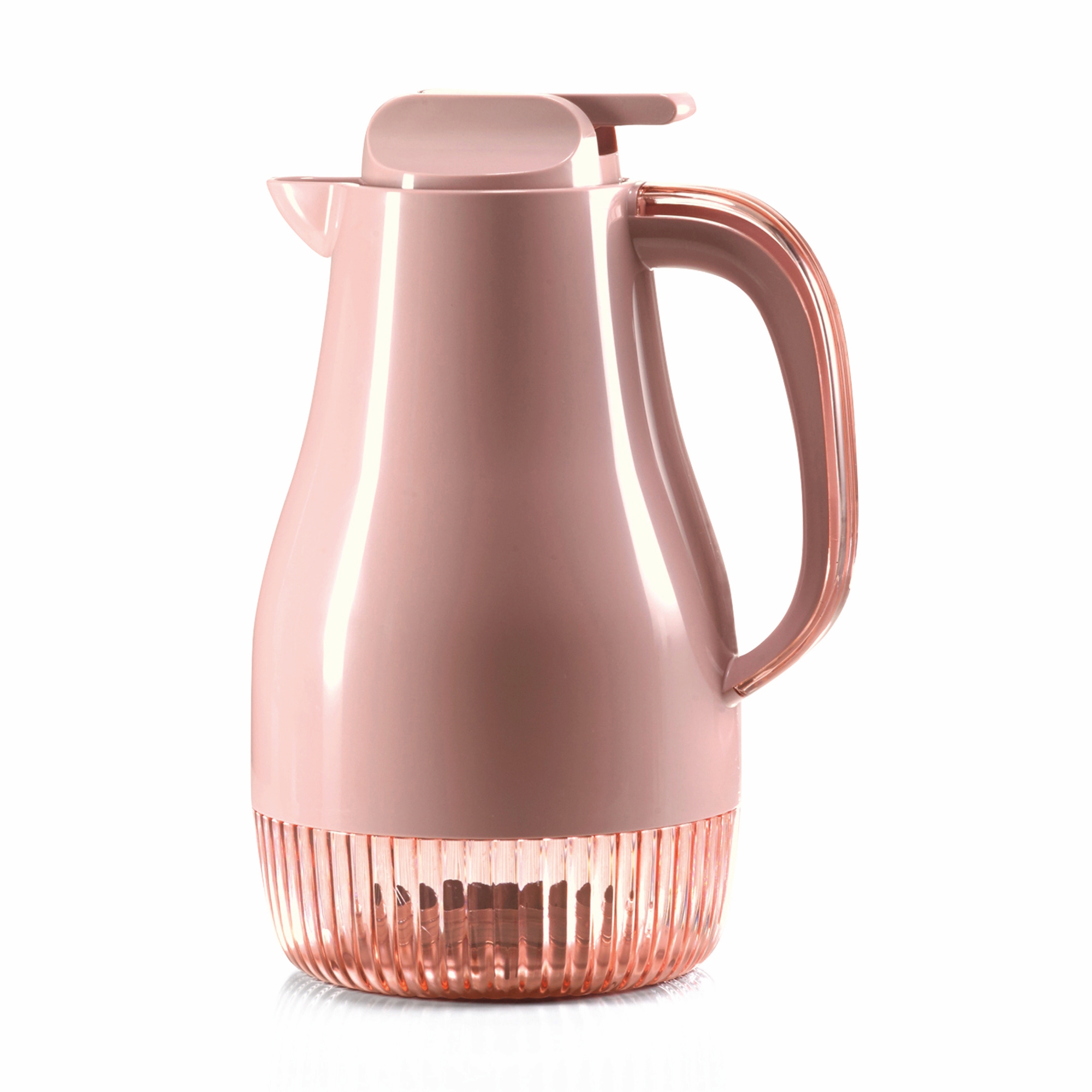 PICHET ISOTHERME ALBA INTERIEUR EN VERRE 1L - ROSE