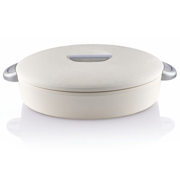 Contenitore termico ovale Foliage 2.8l bianco