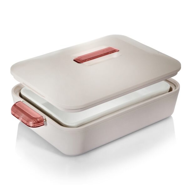 Contenitore termico rettangolare Colorado 2.8L manici rosa