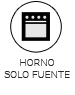 Horno solo fuente
