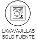 Lavavajillas solo fuente