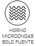 Horno microondas solo fuente