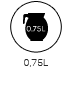 Capacità 0.75L